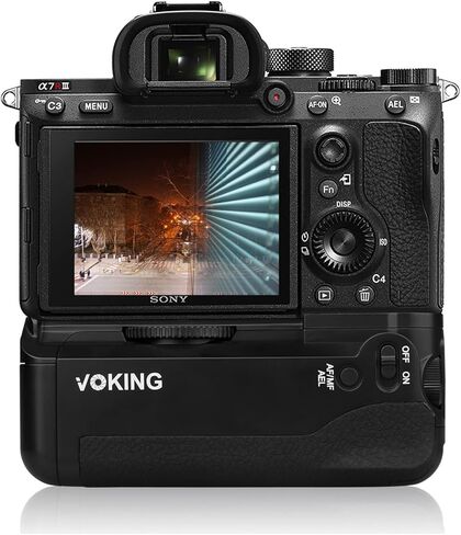 فوكينغ مقبض بطارية عمودي احترافي VK-C1EM متوافق مع كاميرات DSLR A7 A7S A7R in Kuwait
