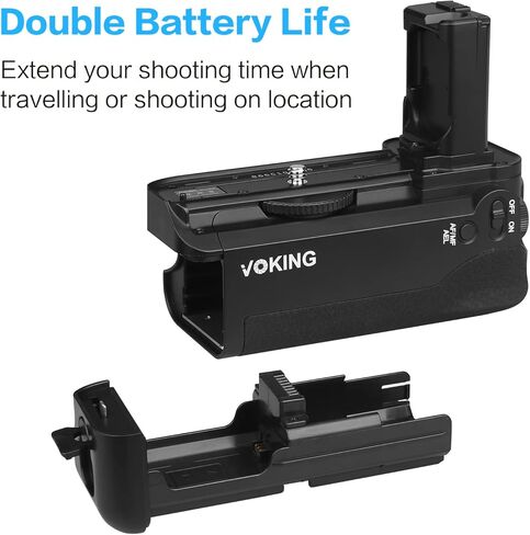 فوكينغ مقبض بطارية عمودي احترافي VK-C1EM متوافق مع كاميرات DSLR A7 A7S A7R in Kuwait