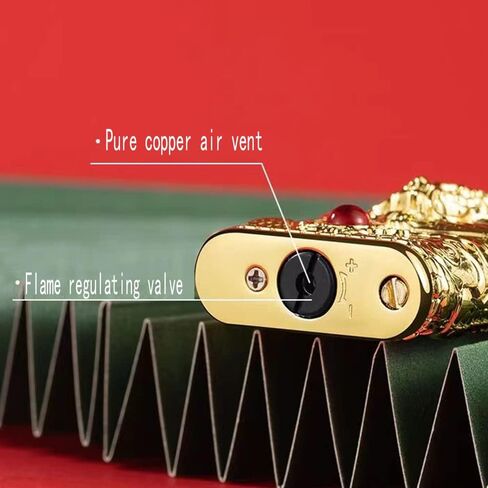 ولاعة شعلة البيوتان من Meiegens، ولاعة تنين منحوتة مقاومة للرياح، ولاعة شعلة نفاثة، ولاعة بوتان قابلة لإعادة الملء، ولاعات تنين رائعة قابلة لإعادة الملء، هدايا للرجال (بدون وقود) (متعددة الألوان) in Kuwait