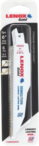 LENOX Tools Gold Power Arc Demolition Reciprocating Saw Blade in Saudi Arabia