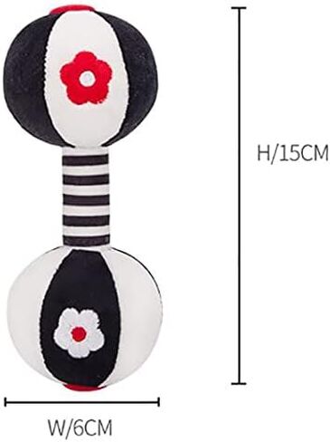 ألعاب خشخيشات للأطفال خشخيشات محشوة، قطعتان من ألعاب الأطفال الرضع الخشخيشة الناعمة من عمر 0 ​​إلى 3 أشهر ألعاب قبضة اليد التنموية المبكرة للرضع حديثي الولادة والبنات والأولاد هدية (ألعاب خشخيشات الأطفال) in Kuwait