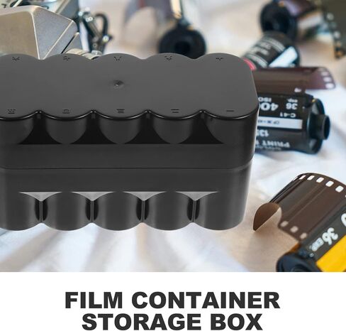 EXCEART Film Canisters with Caps The shockproof camera film box with design, ensuring easily accessible in a seconds. Desktop Camera in Saudi Arabia