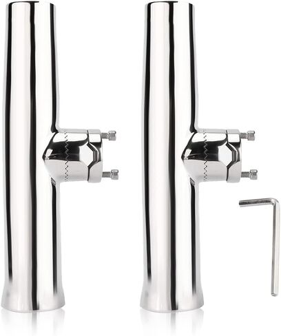 حوامل قضيب تثبيت من الفولاذ المقاوم للصدأ من Xeternity، مشبك نمط البطولة على حامل قصبة الصيد للقضبان 7/8 بوصة إلى 1 بوصة in Kuwait