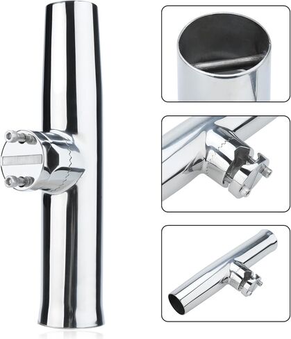 حوامل قضيب تثبيت من الفولاذ المقاوم للصدأ من Xeternity، مشبك نمط البطولة على حامل قصبة الصيد للقضبان 7/8 بوصة إلى 1 بوصة in Kuwait