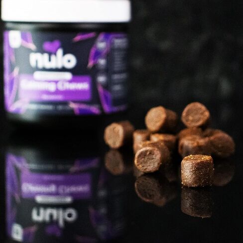 مكمل Nulo الوظيفي المهدئ للكلاب، مصنوع من بذور القنب العضوية وجذور أشواغاندا، يساعد على تقليل إجهاد الكلاب ويعزز السلوك المتوازن، 90 مضغًا ناعمًا in Kuwait