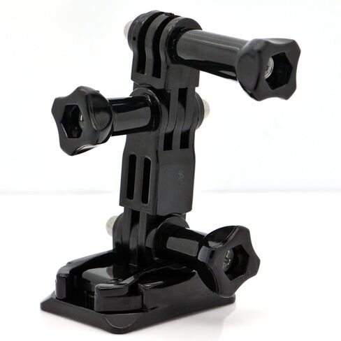 Action Mount Helmet with 3-Way Pivots for Popular Sports Camera, or other Action Mount products. Flat & Curved. in Kuwait