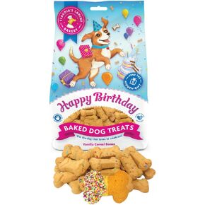 مخبز كلوديا للكلاب، حقيبة هدايا عيد ميلاد سعيد | نكهة الفانيليا، حلوى الذواقة للكلاب | بدون مواد حافظة، أو منتجات حيوانية ثانوية، أو مواد مالئة | صنع في الولايات المتحدة الأمريكية | صافي الوزن. 8 أوقية in Kuwait