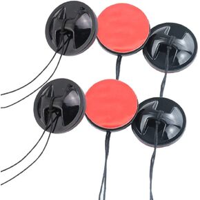 لاصق لأربطة كاميرا Charchendo (6 عبوات - أسود)، أربطة أمان لجهازك عن طريق ربطها بالخوذة/الدراجة/اللوحة/السيارة لكاميرات GoPro Hero 10 9 8 7 6 5 وDJI Osmo Action in Kuwait