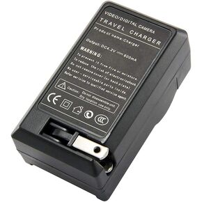 Amsahr C-BP727 شاحن سفر صغير بديل رقمي لكاميرات Canon BP-727، CG-700، M50، M52، M500 مع حقيبة ملحقات العدسات (رمادي) in Kuwait