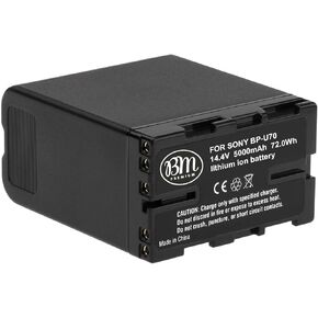 بطارية BM Premium BP-U70 متوافقة مع PXW-FS5، PXW-FS5M2، PXW-FS7، PXW-FS7M2، PXW-X160، PXW-X180، PXW-X200، PXW-Z190، PXW-Z280، PMW-100، PMW- كاميرات الفيديو 300K1، ILME-FX6، PXW-FX9 in Kuwait