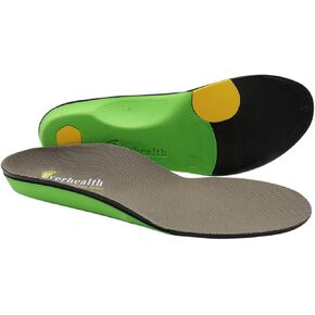 Orthotic Insoles Inserts High Arch Support and Deep Heel Cup for Plantar Fasciitis, Flat Feet, Over-Pronation, Heel Pain Relief, Lightweight & Shock Absorbing Replacement Insole for Men and Women in Kuwait