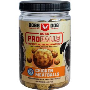 Boss Dog Proballs Freeze Dried Raw Meatball Treat for Dogs (Beef, 6 Oz) in Kuwait