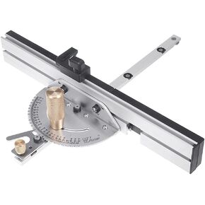 Brass Handle 450mm 27 Angle Miter Gauge With Box Jiont Jig Track Stop Table Saw Router Miter Gauge Saw Assembly Ruler For Woodworking Tools