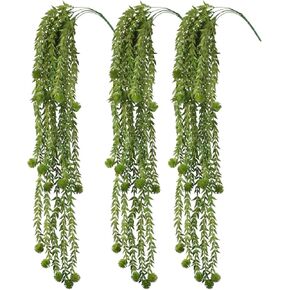 نباتات معلقة صناعية من TOPSV، نباتات معلقة ديكور صناعي، خضرة صناعية لغرفة المعيشة، غرفة النوم، الجدار، الكروم المزيفة لحفلات الزفاف، ديكورات حفلات الحديقة (علبة الهندباء) in Kuwait