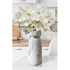 Sandia Marble Design Ceramic vase, Decorative Flower vase, Modern Table Centerpiece Decor, in Kuwait