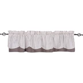 مجموعات هوم كوليكشينز من راجو كريم-رمادي Ticking Fairfield Valance in Saudi Arabia