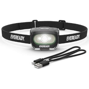 مصابيح أمامية LED قابلة لإعادة الشحن من إيفريدي، مصابيح أمامية فائقة السطوع ومقاومة للماء للجري والتخييم والطوارئ وفي الهواء الطلق (يتضمن كابل USB) in Kuwait