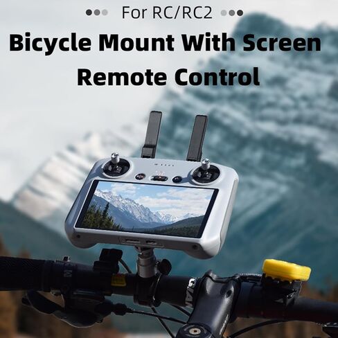 Honlyn Metal Bicycle Mount Bracket Compatible with DJI Mini 4 Pro Remote Control/Gopro/DJI Osmo Action 2 3 Riding Expansion 1/4 Adapter Base,Compatible with DJI rc Bike Mount in Saudi Arabia