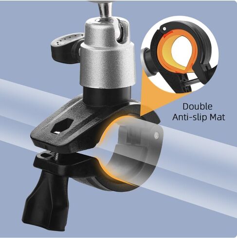 Honlyn Metal Bicycle Mount Bracket Compatible with DJI Mini 4 Pro Remote Control/Gopro/DJI Osmo Action 2 3 Riding Expansion 1/4 Adapter Base,Compatible with DJI rc Bike Mount in Saudi Arabia