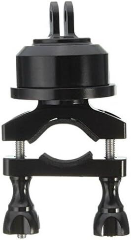 Hooshion Extendable Professional Aluminum 360 Degree Swivel Rotating Helmet Self Mount Adapter Handlebar Bike Mount for Gopro Camera Sports Camera in Saudi Arabia