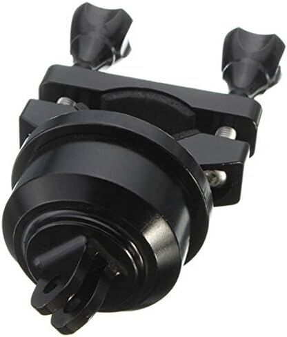 Hooshion Extendable Professional Aluminum 360 Degree Swivel Rotating Helmet Self Mount Adapter Handlebar Bike Mount for Gopro Camera Sports Camera in Saudi Arabia