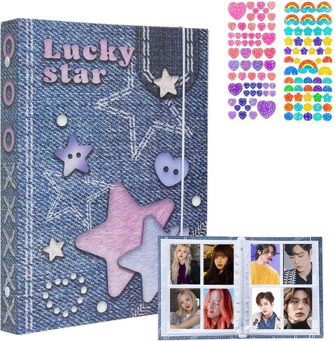 Kpop Photocard Binder, PVC Free Kpop Photocard Holder Book A5 Kpop Photocard Binder, 160 Pockets Large Capacity A5 6 Ring Kpop Photo Card Binder Photocard Album, Kpop Binder Album Collect Book in Saudi Arabia