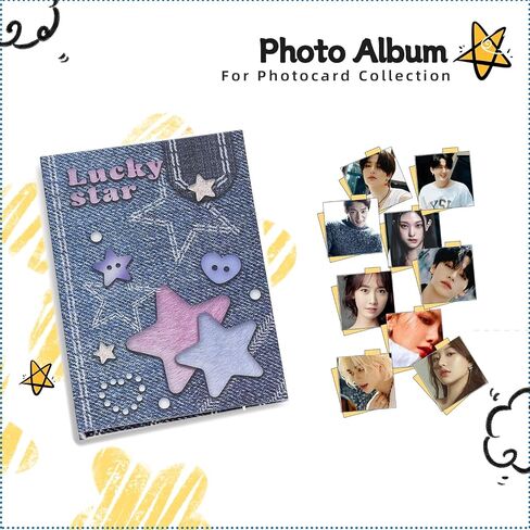 Kpop Photocard Binder, PVC Free Kpop Photocard Holder Book A5 Kpop Photocard Binder, 160 Pockets Large Capacity A5 6 Ring Kpop Photo Card Binder Photocard Album, Kpop Binder Album Collect Book in Saudi Arabia