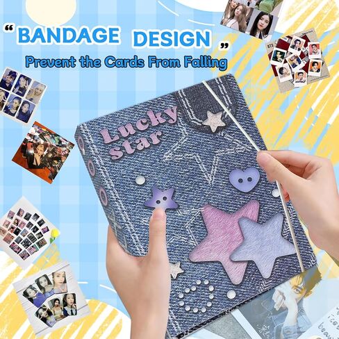 Kpop Photocard Binder, PVC Free Kpop Photocard Holder Book A5 Kpop Photocard Binder, 160 Pockets Large Capacity A5 6 Ring Kpop Photo Card Binder Photocard Album, Kpop Binder Album Collect Book in Saudi Arabia