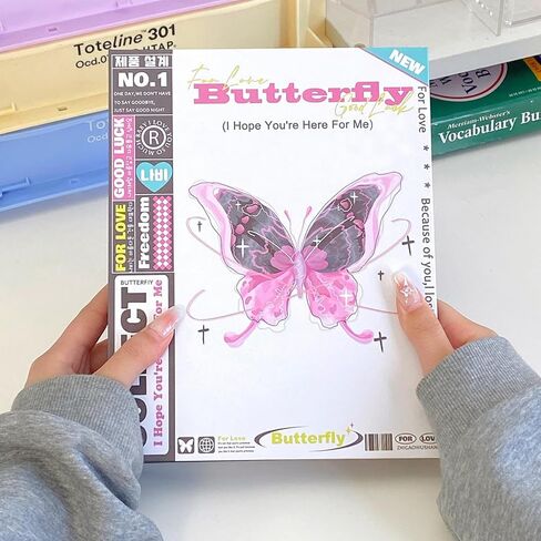 Kpop Photocard Binder، PVC مجاني Kpop Photocard حامل كتاب A5 Kpop Photocard Binder، 160 جيبًا بسعة كبيرة A5 6 حلقات Kpop Photo Card Binder ألبوم Photocard، Kpop Binder Album Collect Book in Kuwait