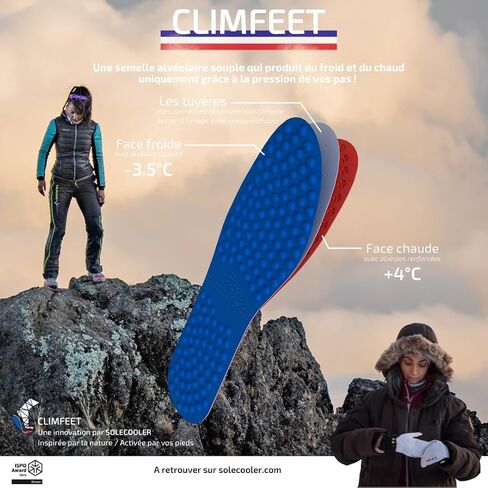 CLIMFEET Heated and cooling insoles without batteries or chemicals in Saudi Arabia