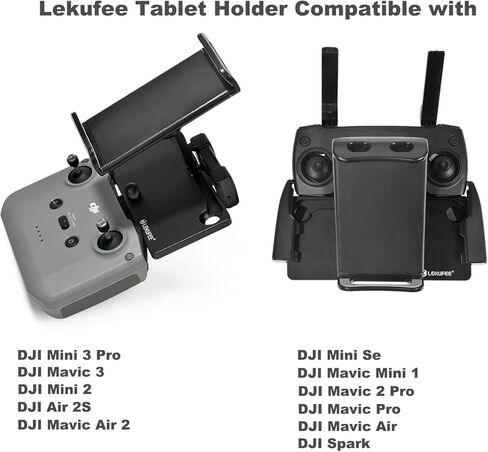 ليكوفي حامل تابلت الومنيوم خفيف الوزن قابل للطي مع قفل منزلق متوافق مع دي جيه اي ميني 3/دي جيه اي مافيك 3/مافيك ميني 2/1/ميني اس اي/مافيك اير 2S/2/مافيك 2 برو/مافيك برو/مافيك اير/دي جيه اي in Kuwait