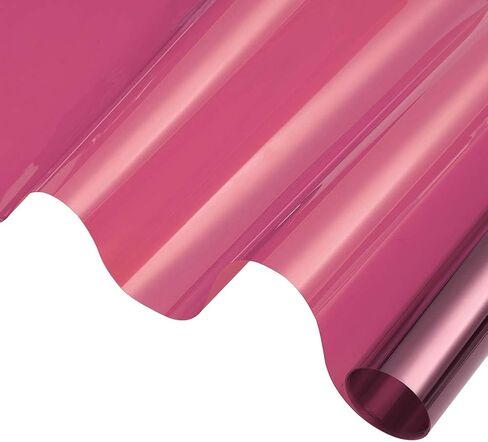 Daytime Privacy Window Film Sun Blocking Blackout Window Film Anti UV Heat Control Window Tint for Home Office Static Cling Vinyl 19.68'' x 118'', Purple in Saudi Arabia