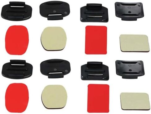 ملحقات كاميرا الحركة من المصنع للدراجات النارية 29 في 1 طقم براغي محول تركيب خوذة الذقن مع وسادات لاصقة قوية لـ GoPros Hero 11/10/9/8 in Kuwait