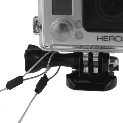 حبل ربط من الفولاذ المقاوم للصدأ CamKix - 30 بوصة - متوافق مع Gopro Hero 8، 7، 6، 5 Black، Session، Hero 4، Session، Black، Silver، Hero+ LCD، 3+، 3، 2، 1 - قابل للتخصيص in Kuwait