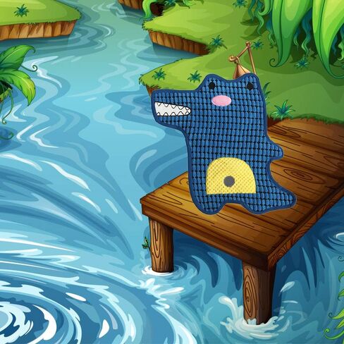 Laifug No Stuffing Squeaky Dog Toy, Tough Plush Dog Toy Mat Reinforced Seams, Interactive Dog Toys Reduce Anxiety in Kuwait