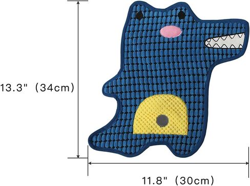 Laifug No Stuffing Squeaky Dog Toy, Tough Plush Dog Toy Mat Reinforced Seams, Interactive Dog Toys Reduce Anxiety in Kuwait