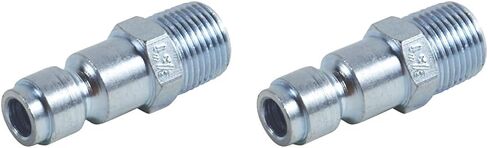 Metabo HPT Automotive Air Plug, 3/8" Body Size, Zinc Plated Steel, 3/8" Male Thread Size (115303M) in Saudi Arabia