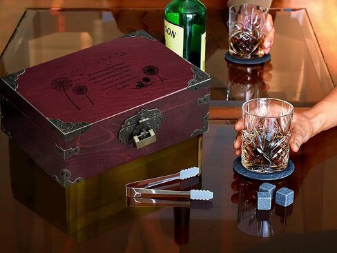 Large Vintage Wooden Storage Box with Hinged Lid Decorative Wood Jewelry Makeup Tea Stash Boxes Organize all Your Parts storage（Maroon-Stained）(Blank no picture) in Saudi Arabia