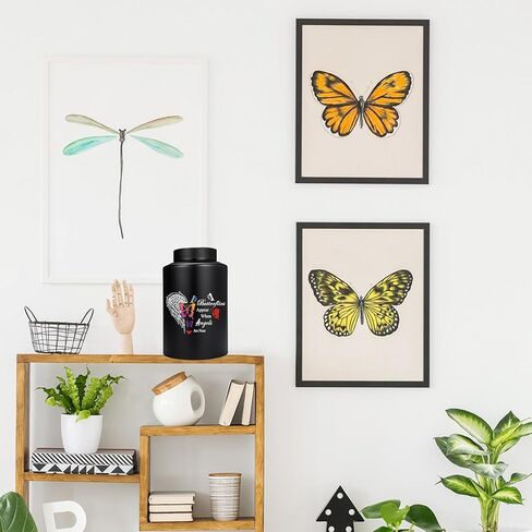 220 رطلًا من الجرار التذكارية الكبيرة للرماد البشري، الجرار الفراشة للرماد، الجرار الكبيرة لدفن Angelwings للرماد، بقايا حرق الجثث، الجرار المزخرفة للجنازة in Kuwait