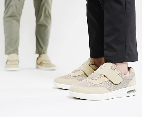 KWUKOTY Women's Diabetic Shoes | Adjustable Sneakers | Lace-Free | Plantar Fasciitis/Edema/Swollen Feet/Bunions | Black Size 8 in Kuwait