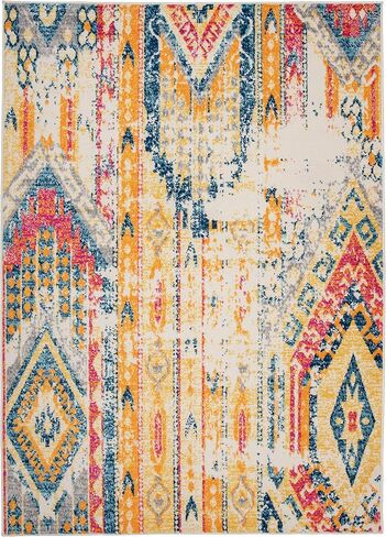 Rugshop Sky Collection Bohemian Runner Rug 2' x 7' Multi in Kuwait