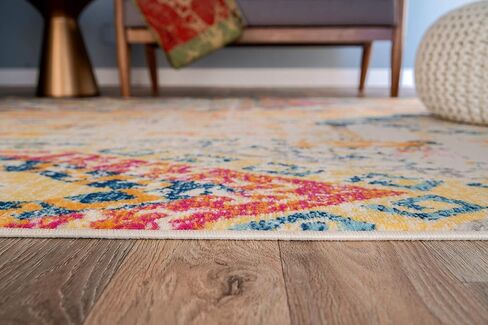 Rugshop Sky Collection Bohemian Runner Rug 2' x 7' Multi in Kuwait