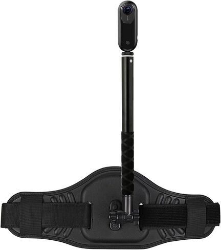 Camera Waist Belt + 1.2m Selfie Stick for GoPro for Insta360 for Fusion Action Camera/Panorama Camera Outdoor Holder Waistband Waist Mount Bracket Strap in Saudi Arabia