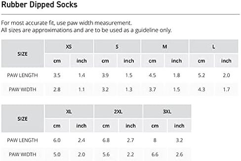 FouFou Dog 82540 2017 Rubber Dipped Socks, X-Small, Red in Kuwait