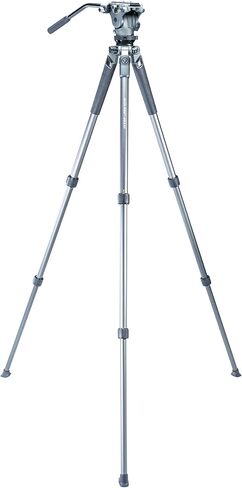 Vanguard Alta Pro 2V 263CVP Professional Carbon Fiber Video Tripod Kit with Alta PH-123V Video Head - Stable, Smooth-Action Support for DSLR/Mirrorless Cameras and Video Gear in Saudi Arabia