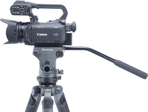 Vanguard Alta Pro 2V 263CVP Professional Carbon Fiber Video Tripod Kit with Alta PH-123V Video Head - Stable, Smooth-Action Support for DSLR/Mirrorless Cameras and Video Gear in Saudi Arabia