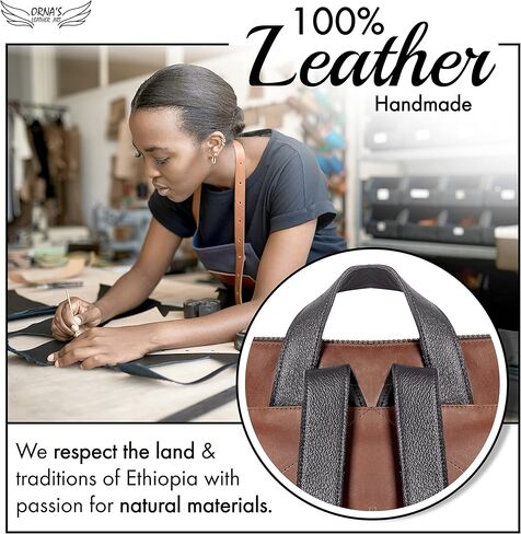 فن جلد أورنا | حقيبة ظهر جلدية للاستخدام اليومي من ميني سوان للنساء. حقيبة نسائية عملية وأنيقة وواسعة. جلد حقيقي في حقيبة ظهر أنيقة وتصميم معاصر (بني) in Kuwait