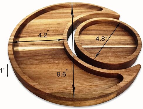Moon Tray Acaica Wood Crystal Holder for Stones Healing Crystals Storage and Organizer Crescent Bowl Witchy Crystal Display Essential Oil Holder Moon Jewelry Dish (Acacia Wood 1) in Saudi Arabia