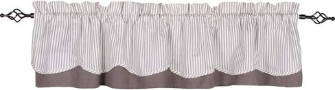 Home Collections by Raghu Cream & Grey Window Valance in Saudi Arabia