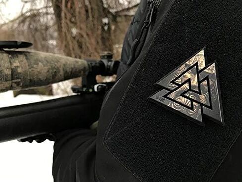 M-Tac Morale Patch Valknut Military Tactical Viking 3D PVC (Coyote - GITD) in Saudi Arabia